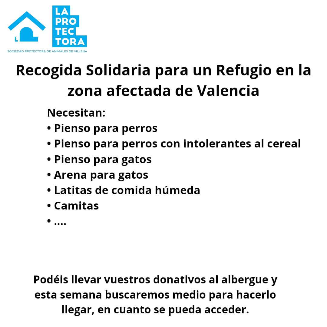 🙏Recogida Solidaria para zonas afectadas por la DANA🙏