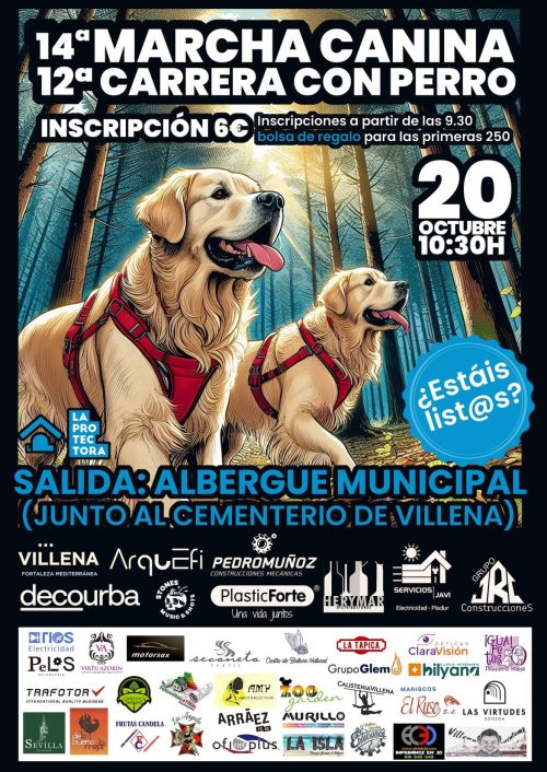 🚶14ª Marcha Canina y 12ª Carrera con perro 🏃
