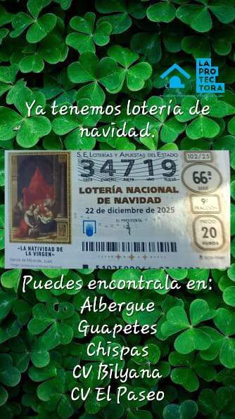 🍀¡Ya está disponible nuestro décimo de Lotería Nacional de Navidad!🍀